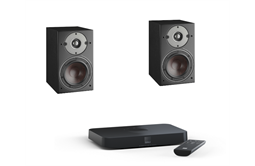 DALI Oberon 1 C + Soundhub Compact, Wireless Stereoset (schwarz)