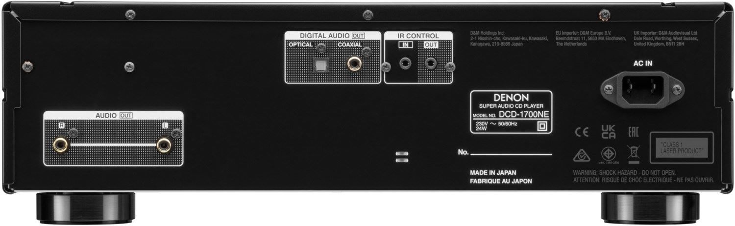 Denon DCD-1700 NE CD/SACD-Player - Hidden Audio