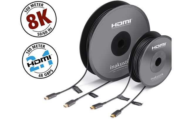 Inakustik HDMI 2.1 LWL Profi Kabel 10m