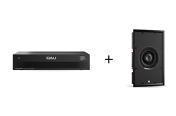 DALI CI Amp -2500 DSP -Verstärker + Dali IW Sub S-100 (schwarz)