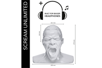 Oehlbach Scream Unlimited -Dekokopf, Kopfhörerständer